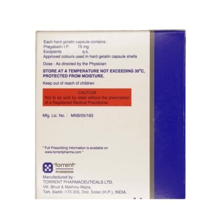 Buy PREGEB 75 Online at Classic Medico