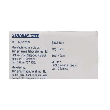 Buy STANLIP 145 Online at Classic Medico