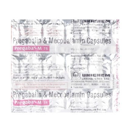 Buy PREGABA M 75 Online at Classic Medico