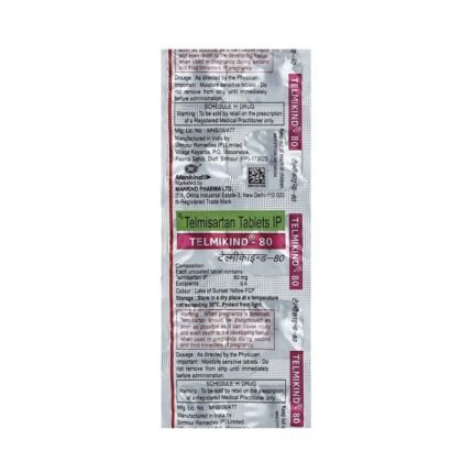 Buy TELMIKIND 80 Online at Classic Medico