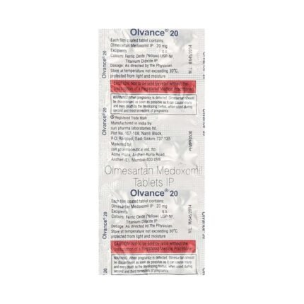 Buy OLVANCE 20 Online at Classic Medico
