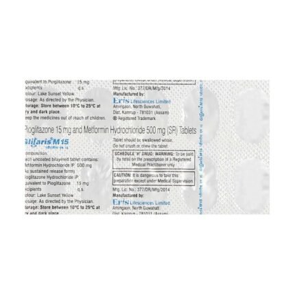 Buy GLITARIS M 15 Online at Classic Medico