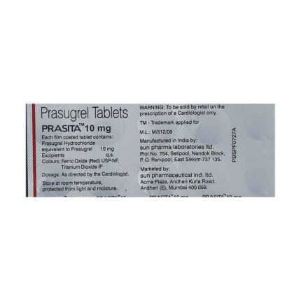 Buy PRASITA 10 Online at Classic Medico