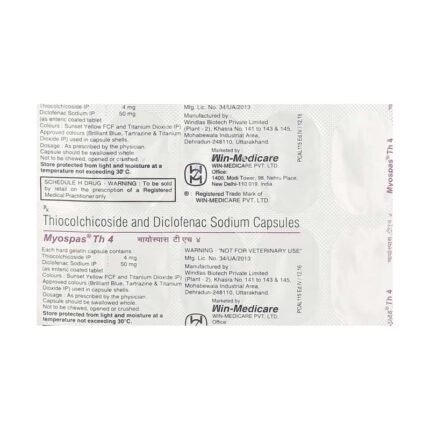 Buy MYOSPAS TH 4 Online at Classic Medico