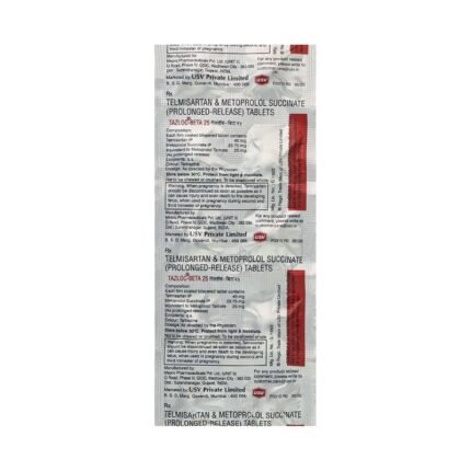 Buy TAZLOC BETA 25 Online at Classic Medico