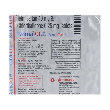 Buy TELMA CT 40 Online at Classic Medico