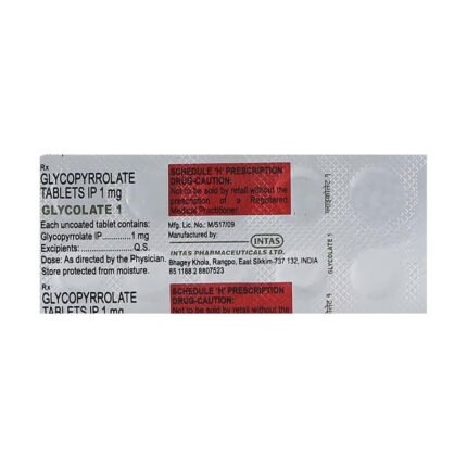 Buy GLYCOLATE 1 Online at Classic Medico