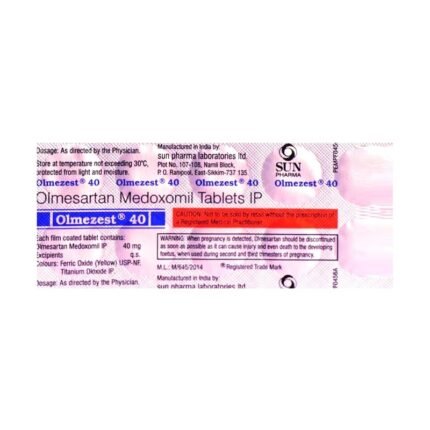 Buy OLMEZEST 40 Online at Classic Medico