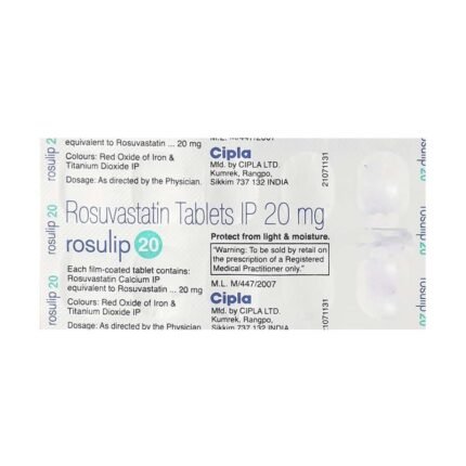 Buy ROSULIP 20 Online at Classic Medico