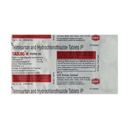 Buy TAZLOC H 40 Online at Classic Medico
