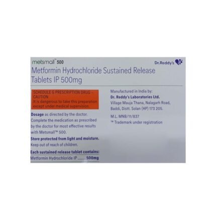 Buy METSMALL 500 Online at Classic Medico