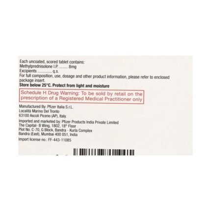 Buy MEDROL 8 Online at Classic Medico