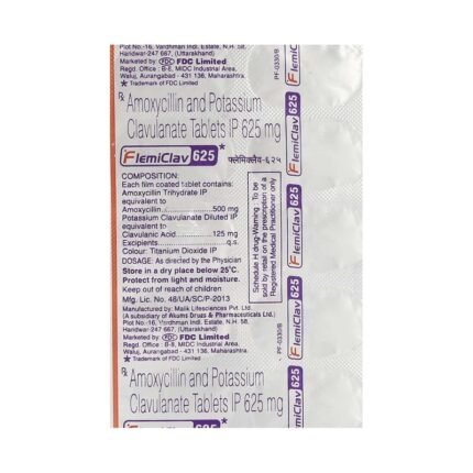 Buy FLEMICLAV 625 Online at Classic Medico