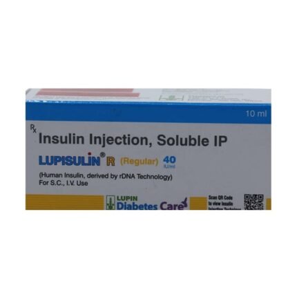 Buy LUPISULIN R 40IU/ML INJECTION Online at Classic Medico