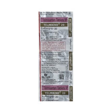 Buy TELMIKIND 20 Online at Classic Medico