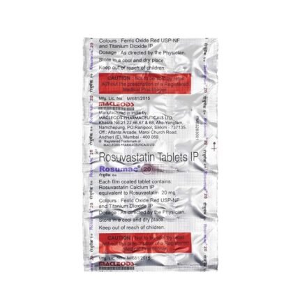 Buy ROSUMAC 20 Online at Classic Medico