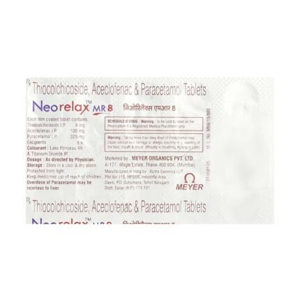Buy NEORELAX MR 8 Online at Classic Medico