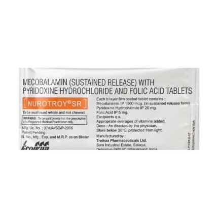 Buy NUROTROY SR Online at Classic Medico
