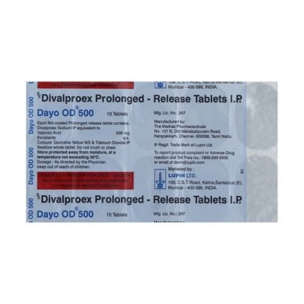 Buy DAYO OD 500 Online at Classic Medico