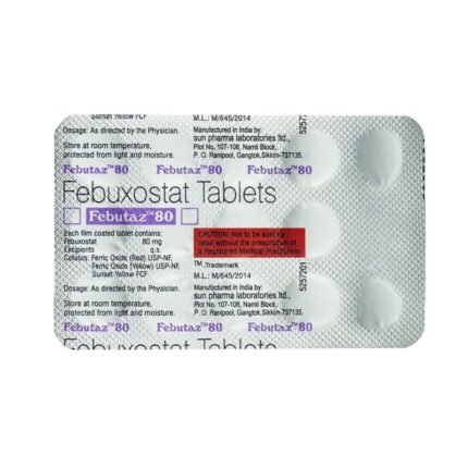 Buy FEBUTAZ 80 Online at Classic Medico