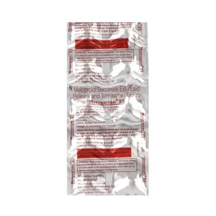 Buy METOSARTAN 25 Online at Classic Medico