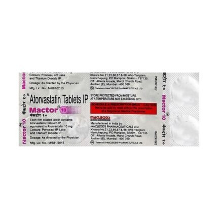 Buy MACTOR 10 Online at Classic Medico