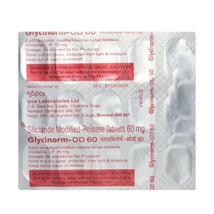 Buy GLYCINORM OD 60 Online at Classic Medico