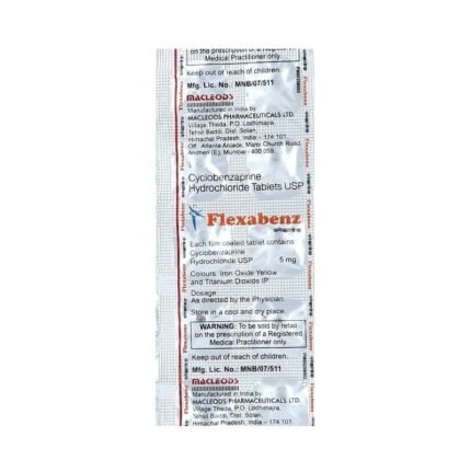 Buy FLEXABENZ 5 Online at Classic Medico