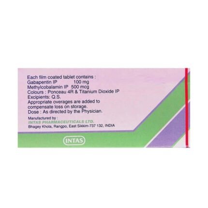 Buy GABAPIN ME 100 Online at Classic Medico