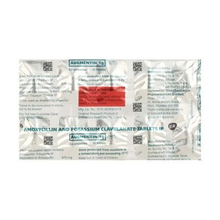 Buy AUGMENTIN 1000 DUO Online at Classic Medico