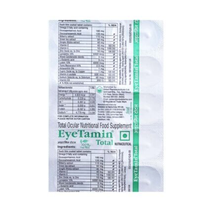 Buy EYETAMIN Online at Classic Medico