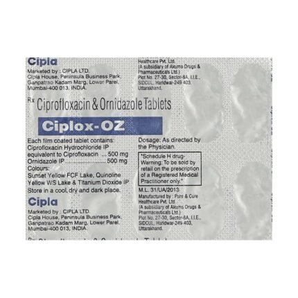 Buy CIPLOX OZ Online at Classic Medico