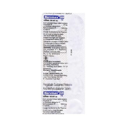 Buy NERVMAX SR 75 Online at Classic Medico