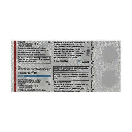 Buy PHENERGAN 10 Online at Classic Medico