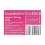 Buy ALLEGRA 180 Online at Classic Medico