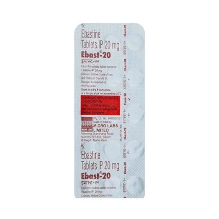 Buy EBAST 20 Online at Classic Medico