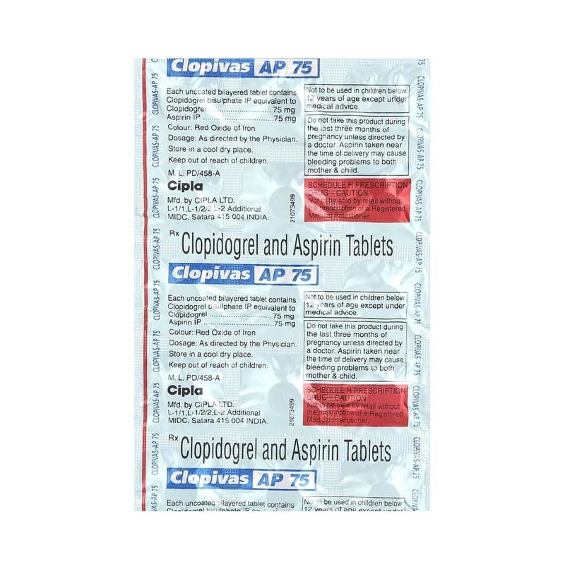 CLOPIVAS AP 75 Buy CLOPIVAS AP 75 Online at Classic Medico