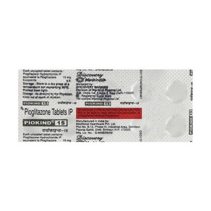 Buy PIOKIND 15 Online at Classic Medico