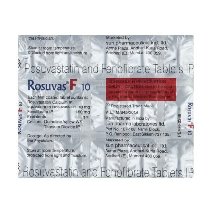 Buy ROSUVAS F 10 Online at Classic Medico