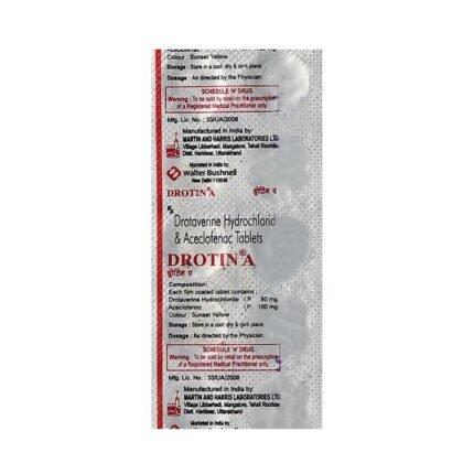 Buy DROTIN A Online at Classic Medico