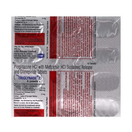 Buy TRIGLYNASE 2 Online at Classic Medico