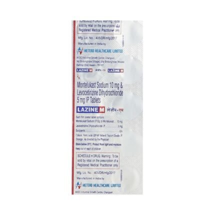 Buy LAZINE M Online at Classic Medico