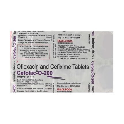 Buy CEFOLAC O 200 Online at Classic Medico