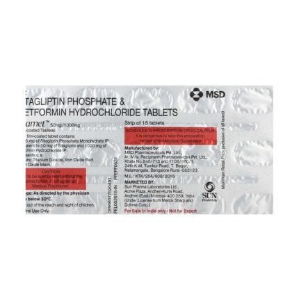 Buy ISTAMET 50/1000 Online at Classic Medico