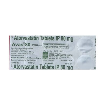 Buy AVAS 80 Online at Classic Medico