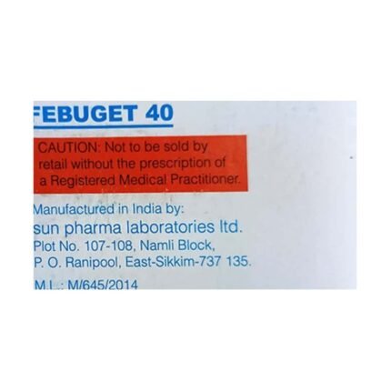 Buy FEBUGET 40 Online at Classic Medico