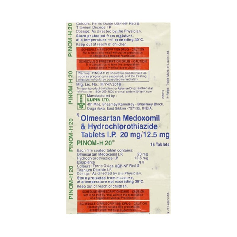 PINOM H 20 Buy PINOM H 20 Online at Classic Medico