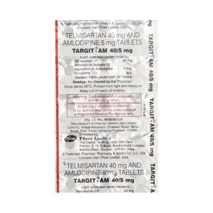Buy TARGIT AM 40/5 Online at Classic Medico