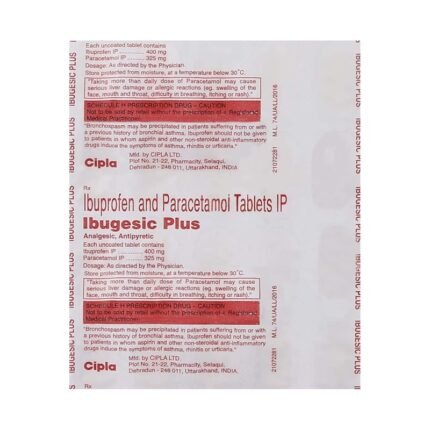 Buy IBUGESIC PLUS NF Online at Classic Medico