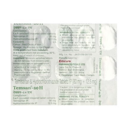 Buy TEMSAN H 80 Online at Classic Medico